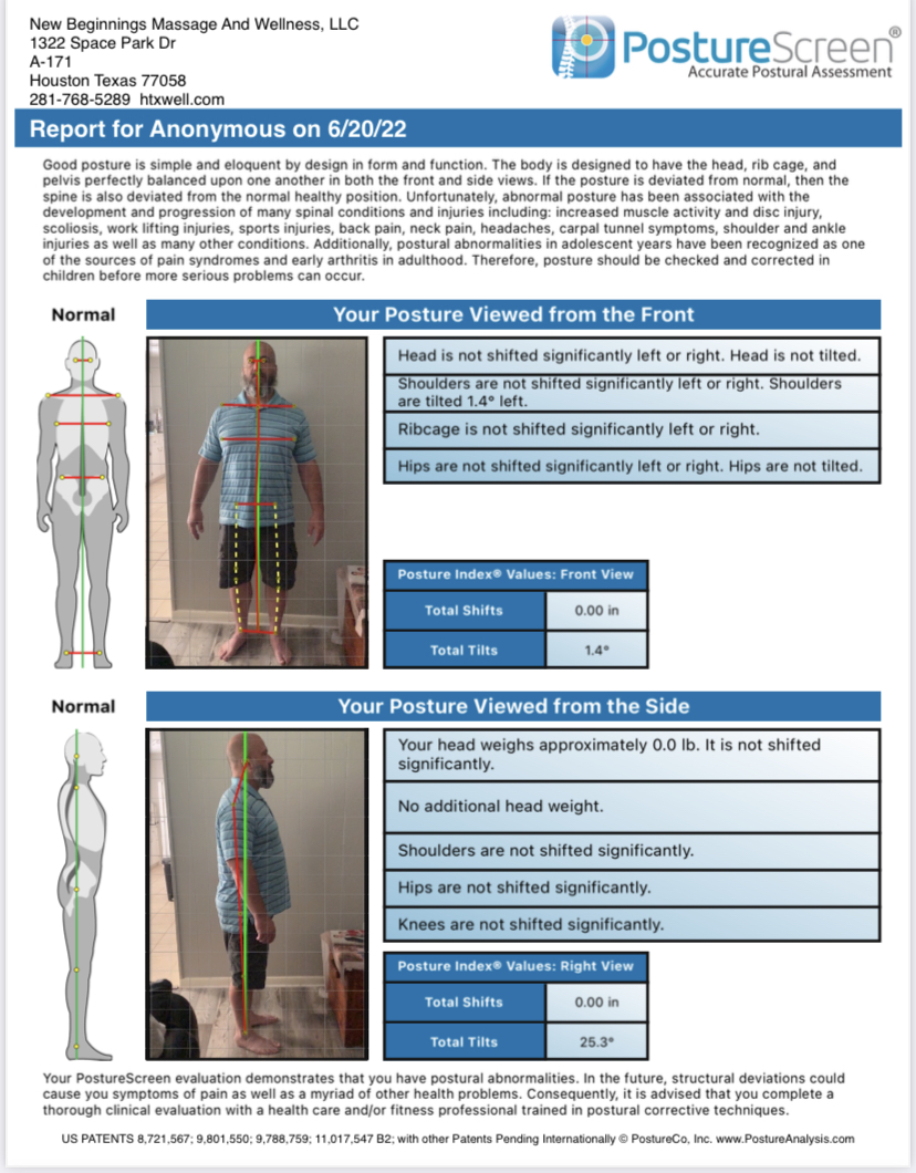 Posture Screen